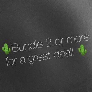 🌵Bundle 2 or more items for a great deal🌵